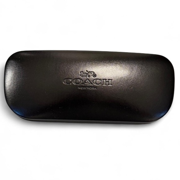 Coach Elegant Black Eyeglass Hard Case - Picture 1 of 4